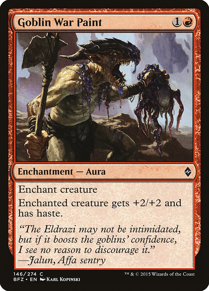 Goblin War Paint (146) [Battle for Zendikar] | Odin's Place