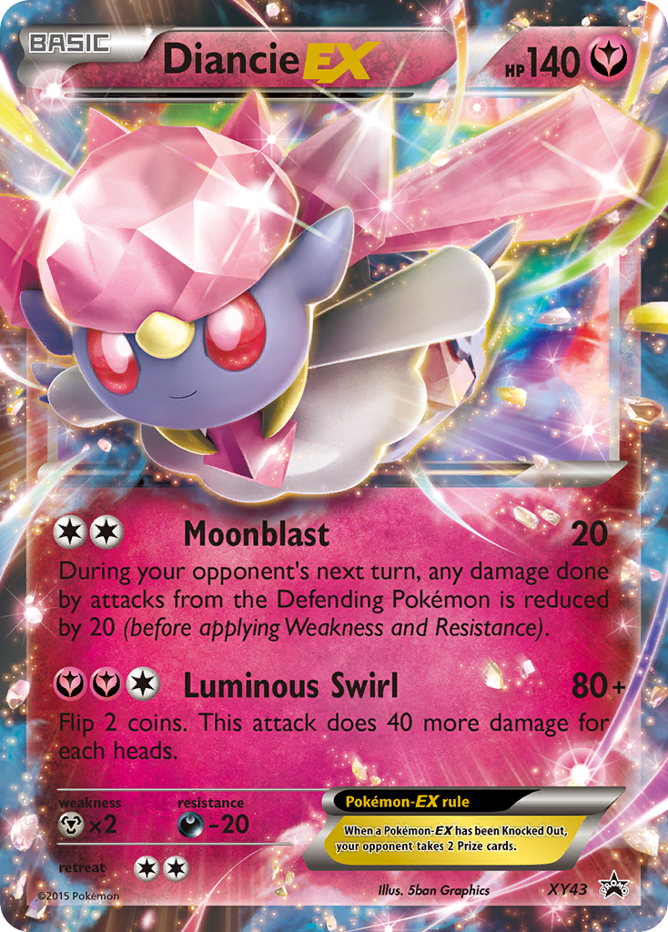 Diancie EX (XY43) [XY: Black Star Promos] | Odin's Place