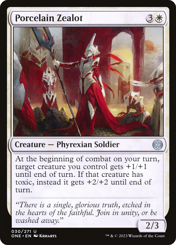 Porcelain Zealot [Phyrexia: All Will Be One] | Odin's Place