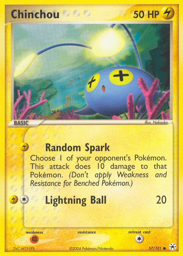 Chinchou (57/101) [EX: Hidden Legends] | Odin's Place
