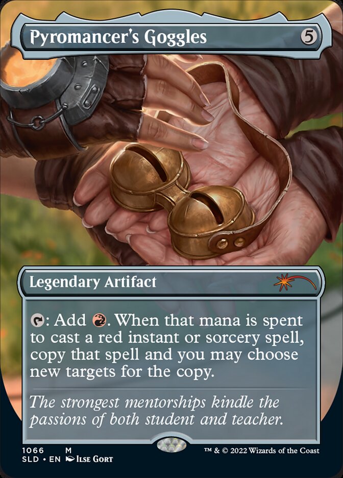 Pyromancer's Goggles (Borderless) [Secret Lair Drop Series] | Odin's Place