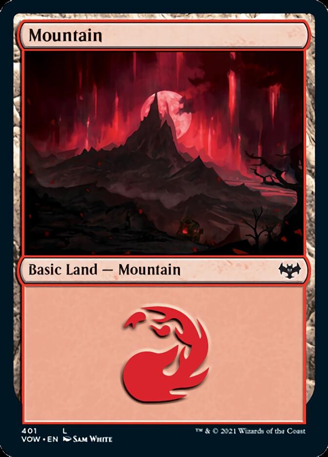 Mountain (401) [Innistrad: Crimson Vow] | Odin's Place