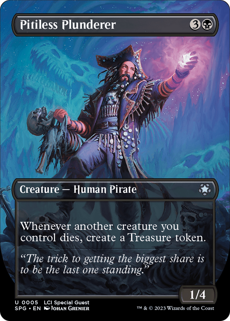 Pitiless Plunderer (Borderless) [The Lost Caverns of Ixalan Special Guests] | Odin's Place