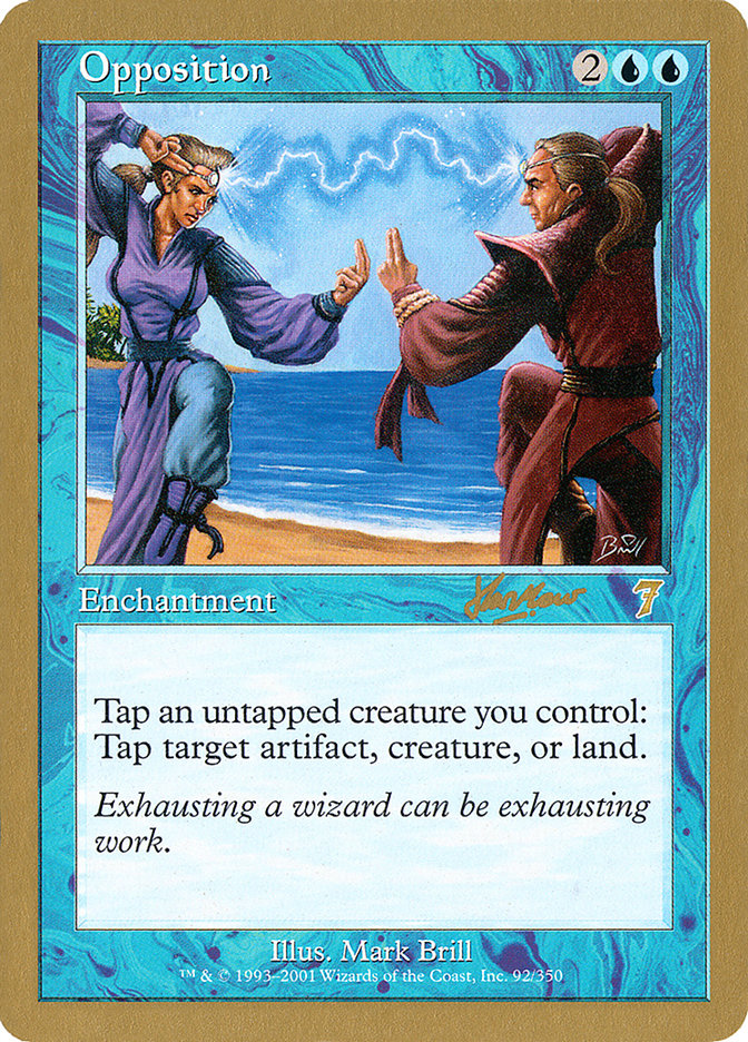 Opposition (Sim Han How) [World Championship Decks 2002] | Odin's Place