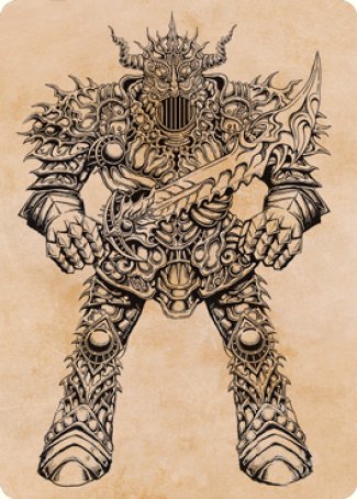 Iron Golem (Showcase) Art Card [Dungeons & Dragons: Adventures in the Forgotten Realms Art Series] | Odin's Place