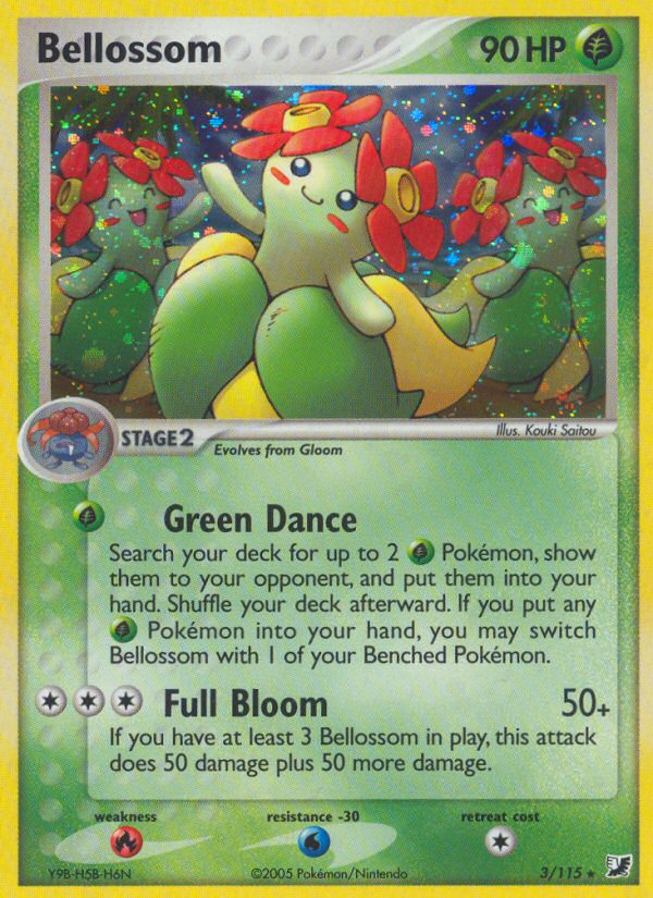 Bellossom (3/115) [EX: Unseen Forces] | Odin's Place