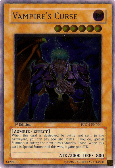 Vampire's Curse [PTDN-EN090] Ultimate Rare | Odin's Place