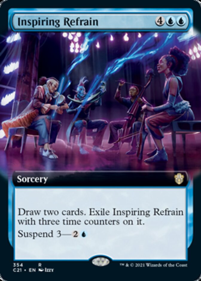 Inspiring Refrain (Extended Art) [Commander 2021] | Odin's Place