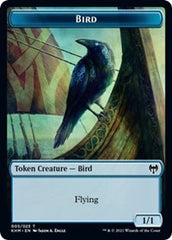 Bird (005) // Soldier Double-Sided Token [Kaldheim Commander Tokens] | Odin's Place