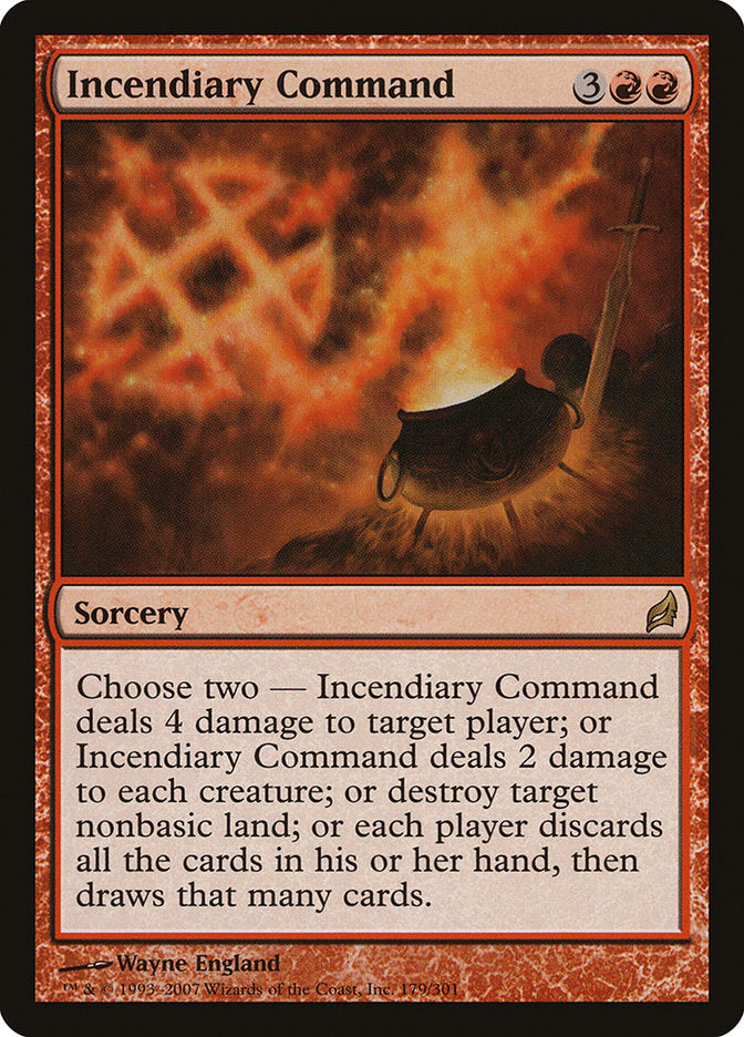 Incendiary Command (179) [Lorwyn] | Odin's Place