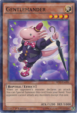 Gentlemander [BP03-EN106] Shatterfoil Rare | Odin's Place