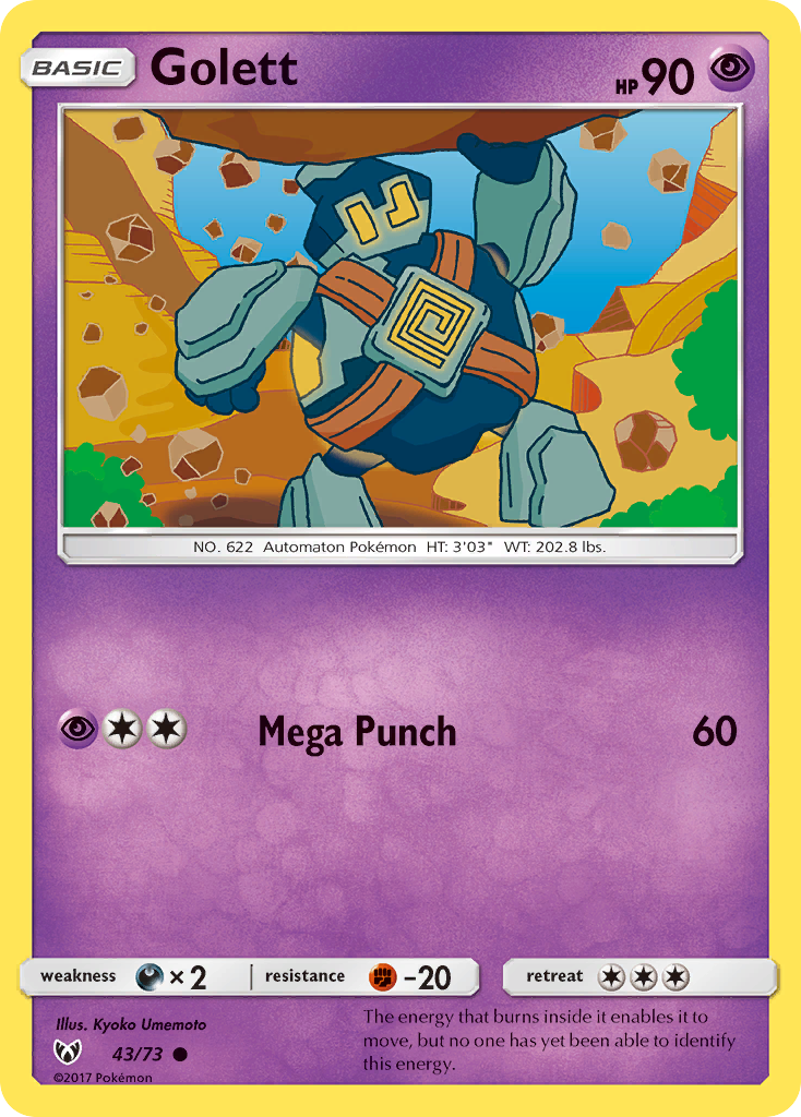 Golett (43/73) [Sun & Moon: Shining Legends] | Odin's Place