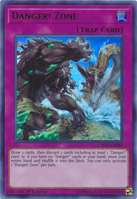 Danger! Zone [CYHO-EN087] Ultra Rare | Odin's Place