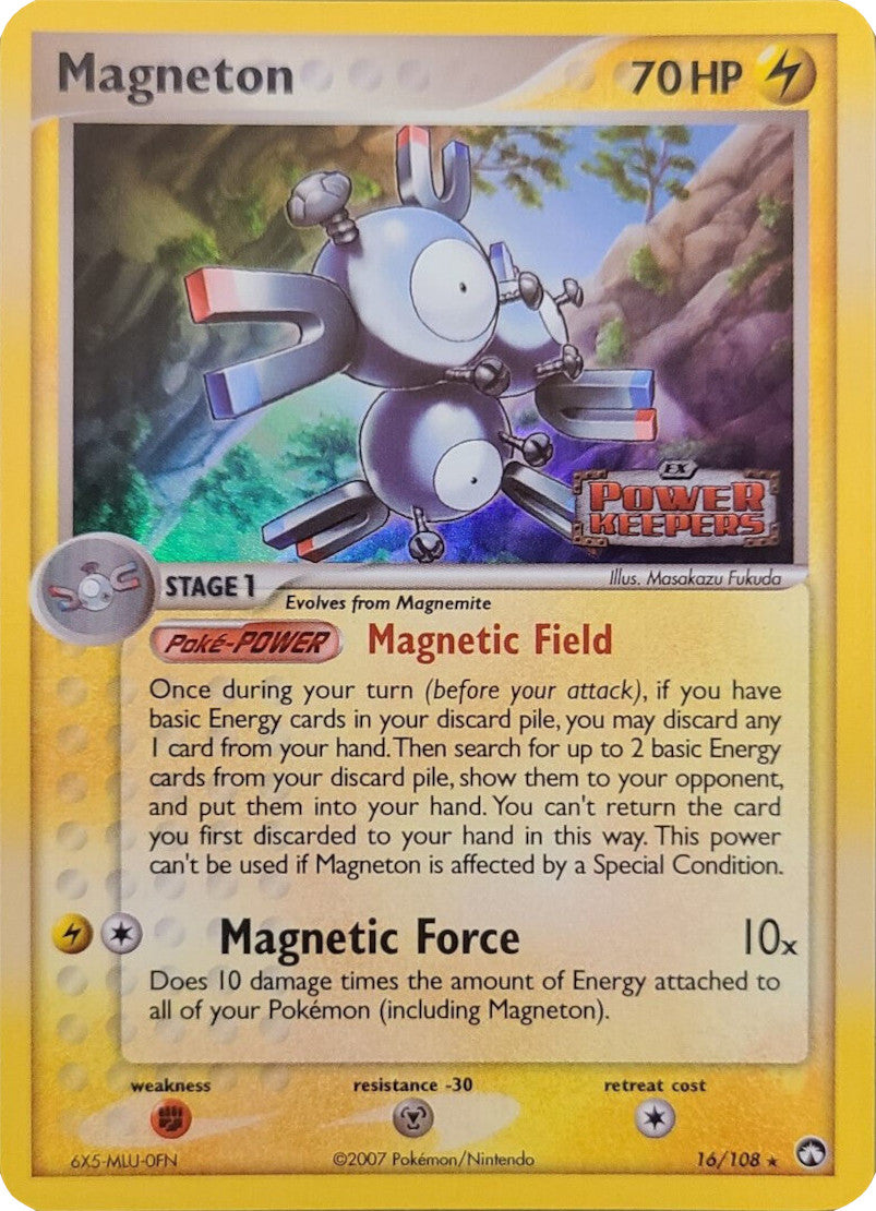Magneton (16/108) (Stamped) [EX: Power Keepers] | Odin's Place