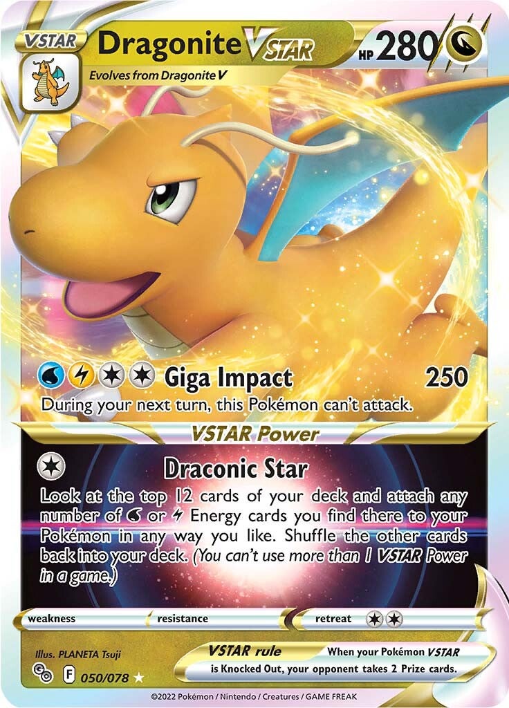 Dragonite VSTAR (050/078) [Pokémon GO] | Odin's Place