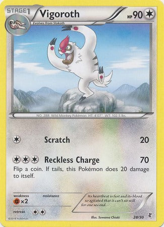 Vigoroth (28/30) [XY: Trainer Kit 1 - Bisharp] | Odin's Place