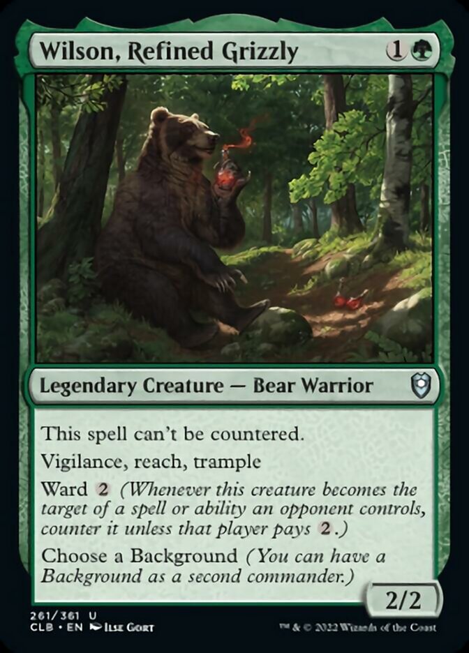 Wilson, Refined Grizzly [Commander Legends: Battle for Baldur's Gate] | Odin's Place