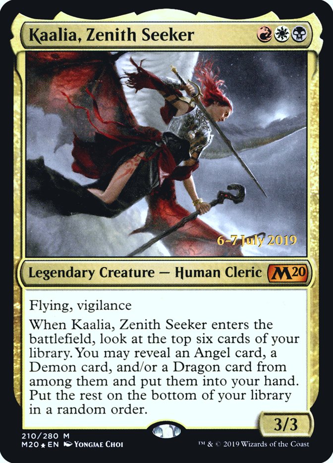 Kaalia, Zenith Seeker [Core Set 2020 Prerelease Promos] | Odin's Place