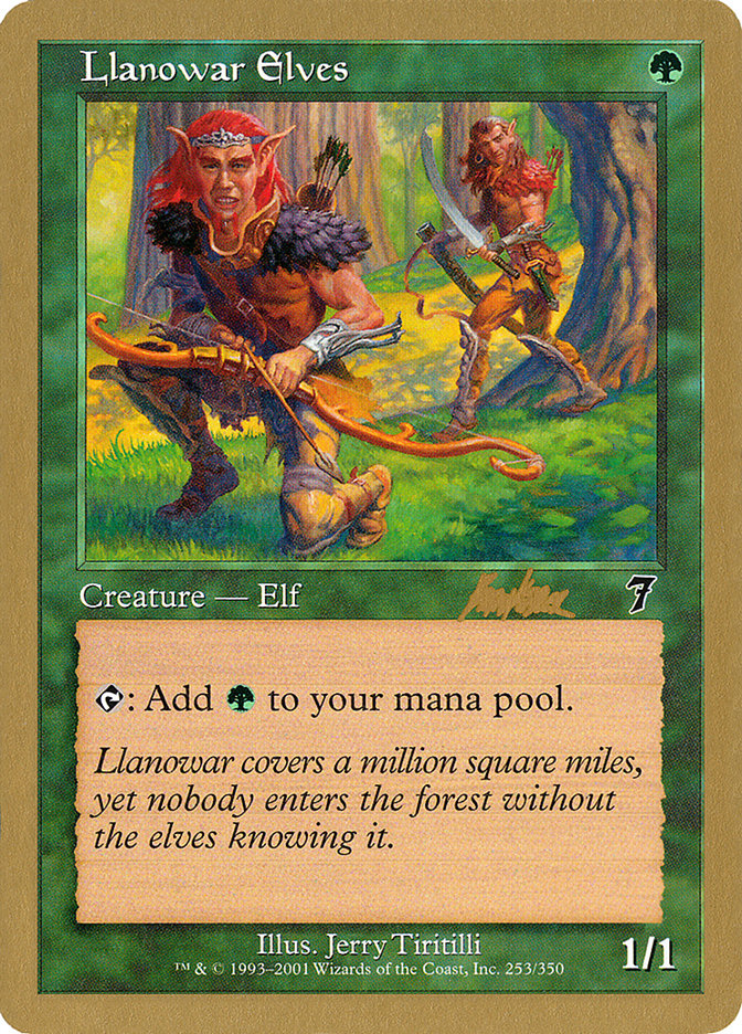 Llanowar Elves (Brian Kibler) [World Championship Decks 2002] | Odin's Place