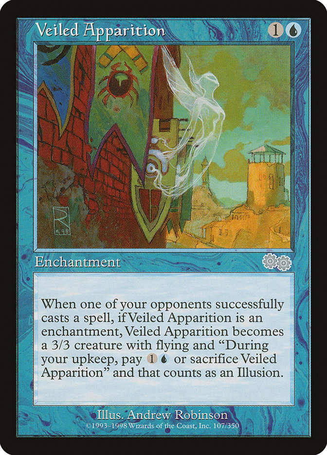 Veiled Apparition (107) [Urza's Saga] | Odin's Place