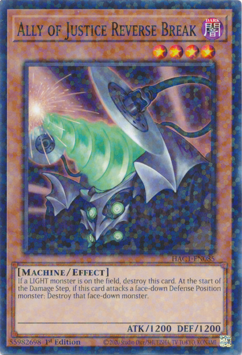 Ally of Justice Reverse Break (Duel Terminal) [HAC1-EN085] Common | Odin's Place