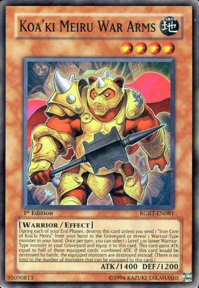 Koa'ki Meiru War Arms [RGBT-EN081] Super Rare | Odin's Place
