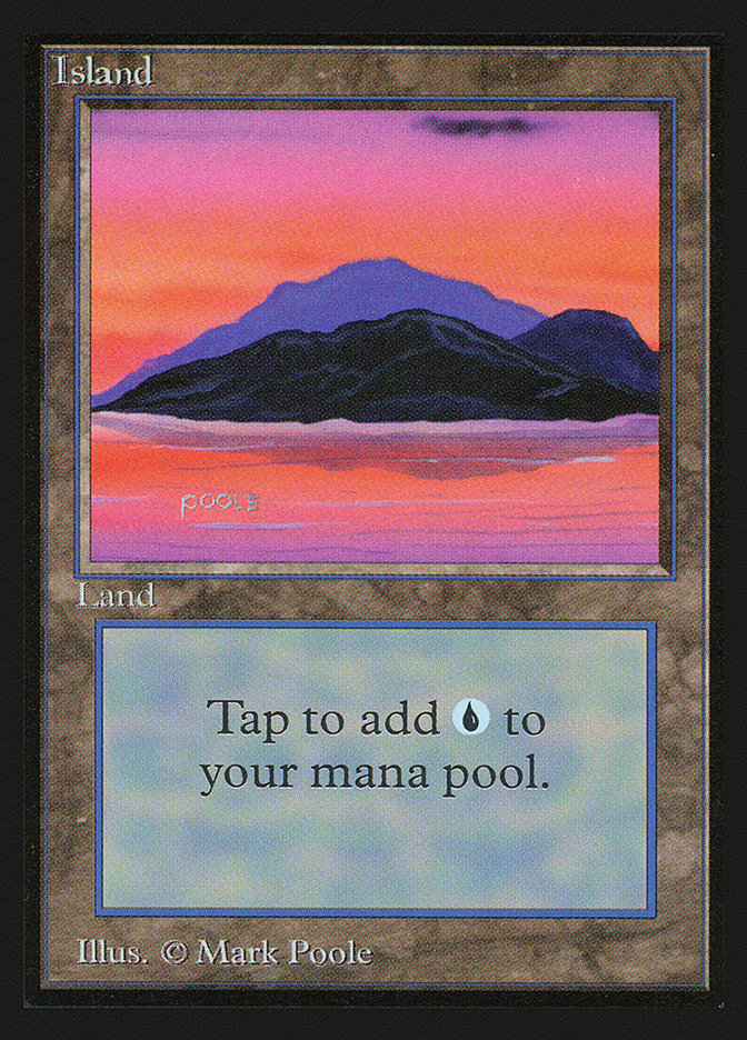 Island (Sunset / Signature on Left) [International Collectors' Edition] | Odin's Place