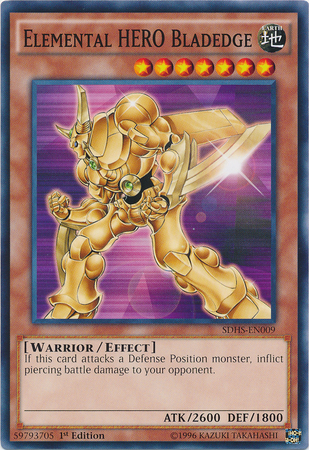 Elemental Hero Bladedge [SDHS-EN009] Common | Odin's Place