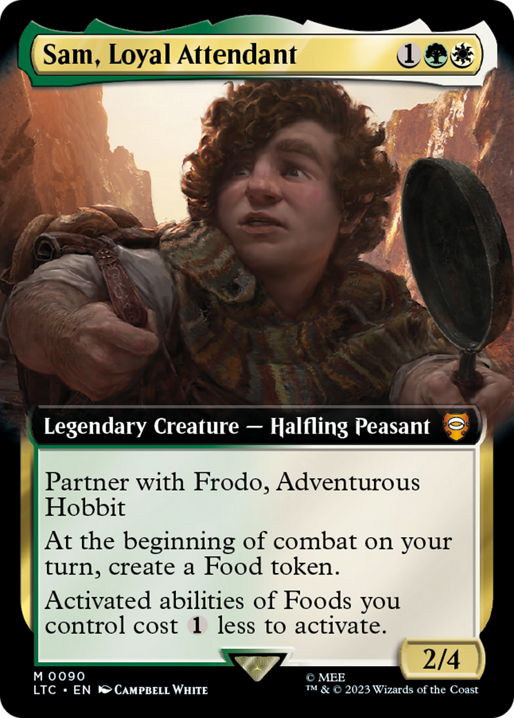 Sam, Loyal Attendant (Extended Art) [The Lord of the Rings: Tales of Middle-Earth Commander] | Odin's Place