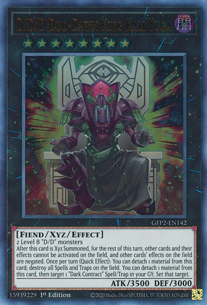 D/D/D Duo-Dawn King Kali Yuga [GFP2-EN142] Ultra Rare | Odin's Place