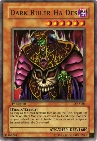 Dark Ruler Ha Des [LOD-001] Ultra Rare | Odin's Place
