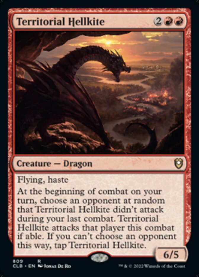 Territorial Hellkite [Commander Legends: Battle for Baldur's Gate] | Odin's Place