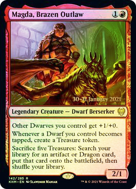 Magda, Brazen Outlaw [Kaldheim Prerelease Promos] | Odin's Place