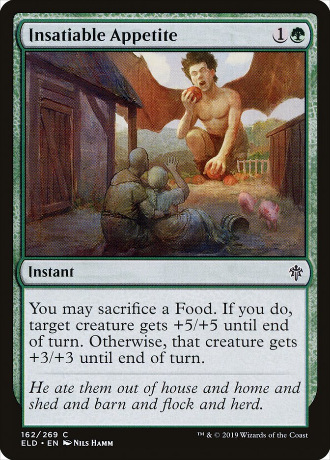 Insatiable Appetite [Throne of Eldraine] | Odin's Place