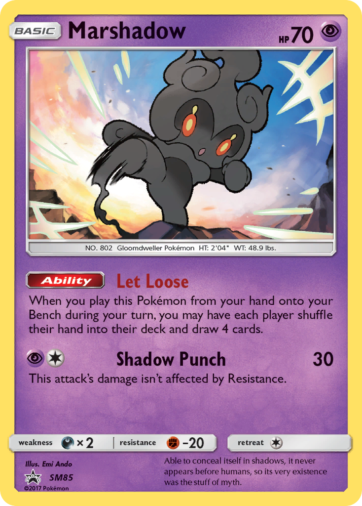 Marshadow (SM85) [Sun & Moon: Black Star Promos] | Odin's Place
