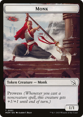 Monk // Spirit (14) Double-Sided Token [March of the Machine Tokens] | Odin's Place
