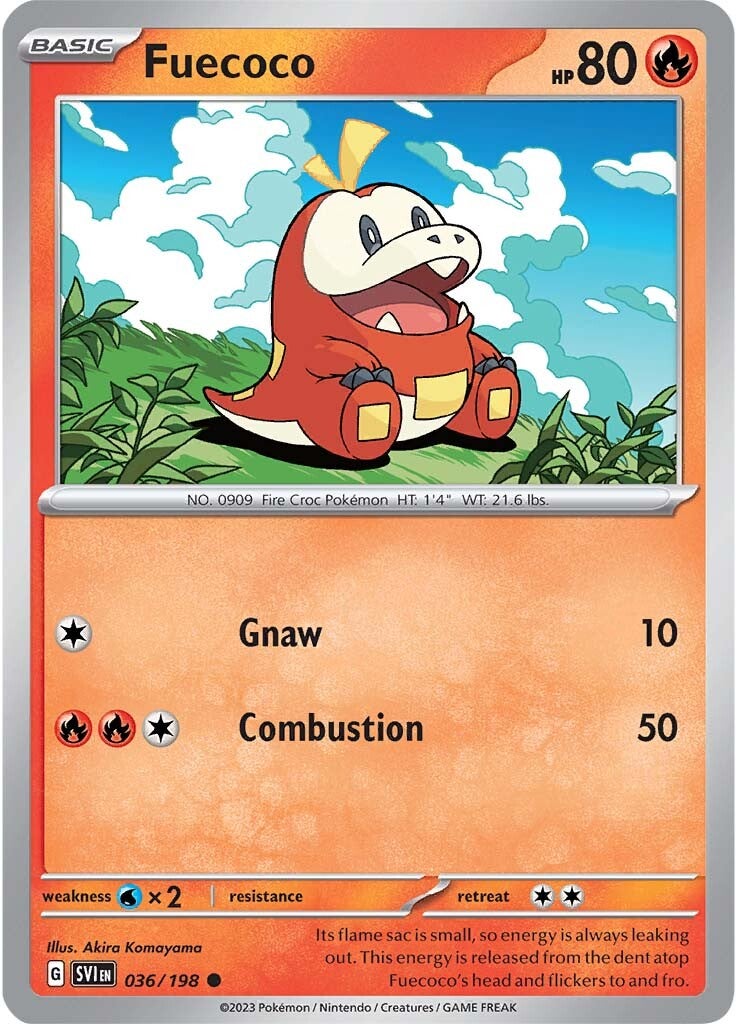 Fuecoco (036/198) [Scarlet & Violet: Base Set] | Odin's Place