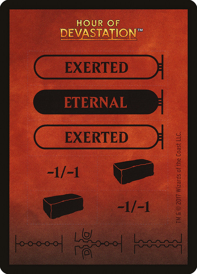 Punchcard (With Copyright Symbol) [Hour of Devastation Tokens] | Odin's Place