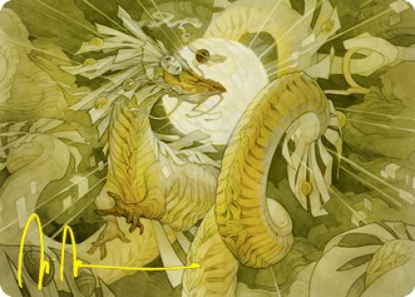 Brilliant Restoration Art Card (Gold-Stamped Signature) [Kamigawa: Neon Dynasty Art Series] | Odin's Place