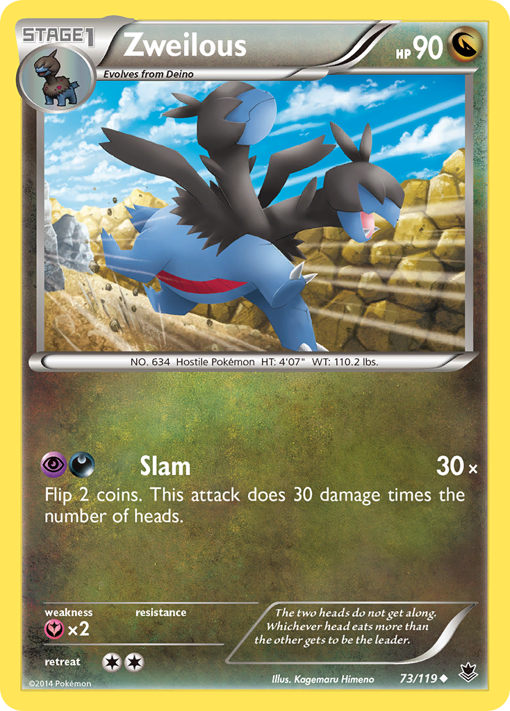 Zweilous (73/119) [XY: Phantom Forces] | Odin's Place