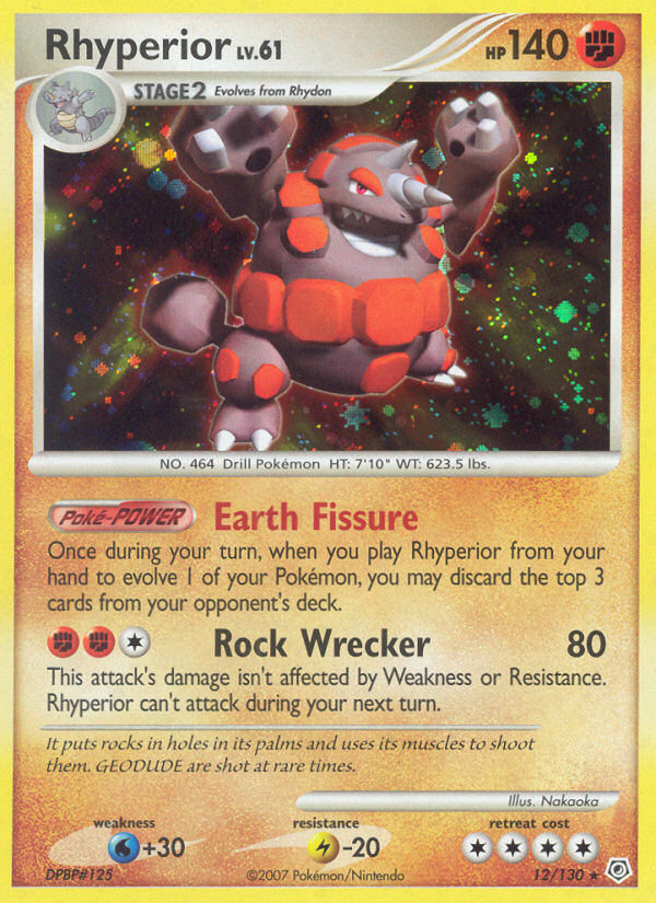 Rhyperior (12/130) [Diamond & Pearl: Base Set] | Odin's Place