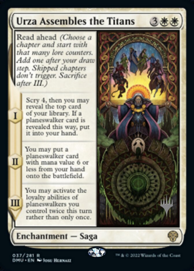 Urza Assembles the Titans (Promo Pack) [Dominaria United Promos] | Odin's Place
