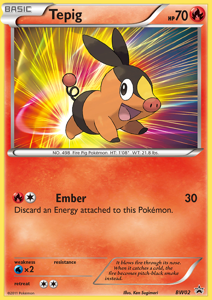Tepig (BW02) [Black & White: Black Star Promos] | Odin's Place