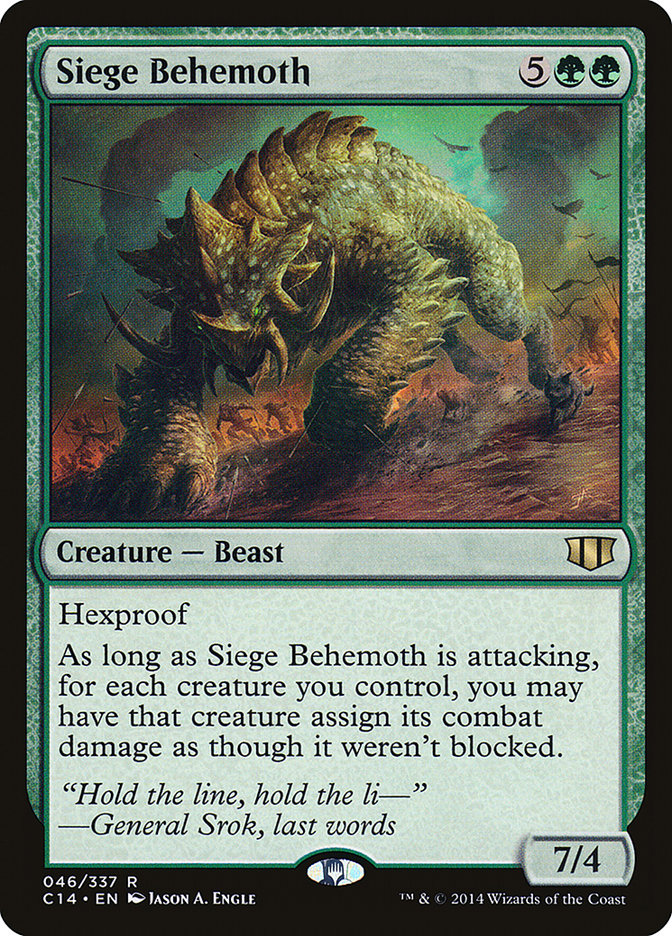 Siege Behemoth (46) [Commander 2014] | Odin's Place