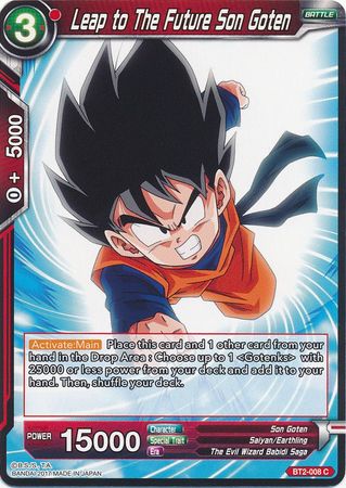 Leap to The Future Son Goten (BT2-008) [Union Force] | Odin's Place