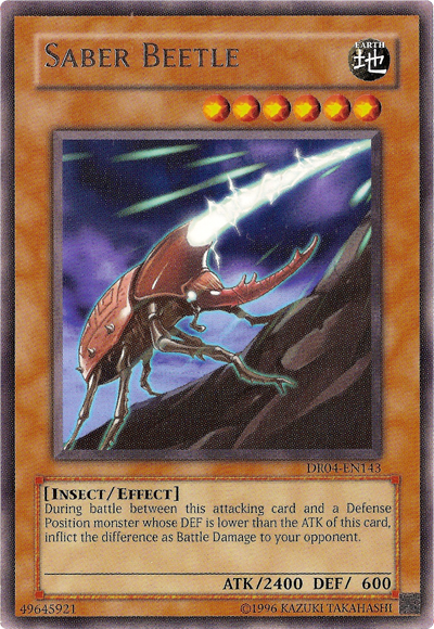 Saber Beetle [DR04-EN143] Rare | Odin's Place