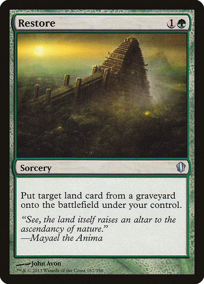 Restore (167) [Commander 2013] | Odin's Place