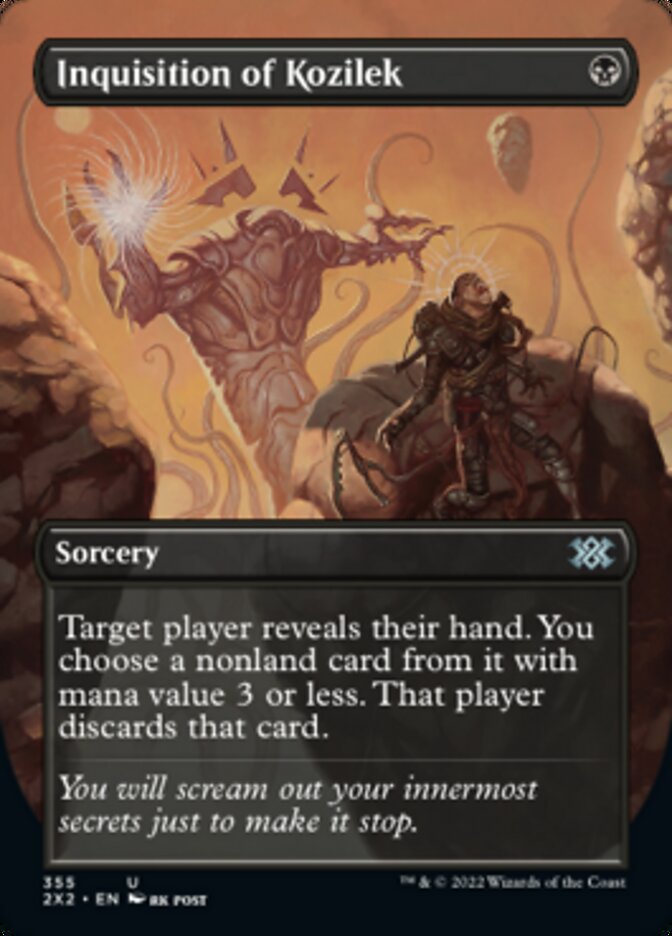 Inquisition of Kozilek (Borderless Alternate Art) [Double Masters 2022] | Odin's Place