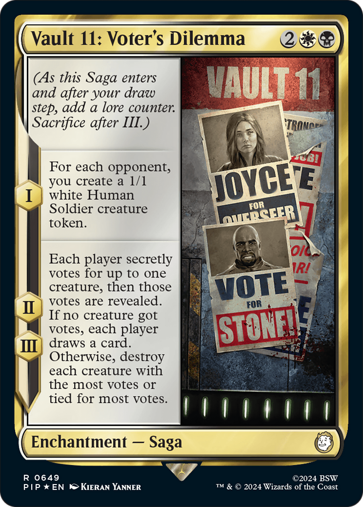 Vault 11: Voter's Dilemna (Surge Foil) [Fallout] | Odin's Place