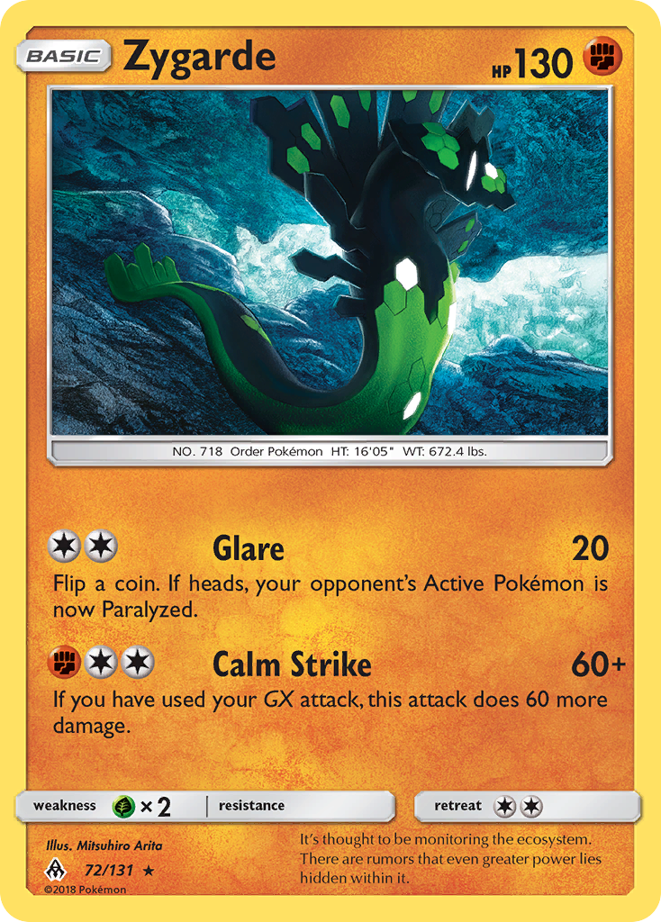 Zygarde (72/131) [Sun & Moon: Forbidden Light] | Odin's Place